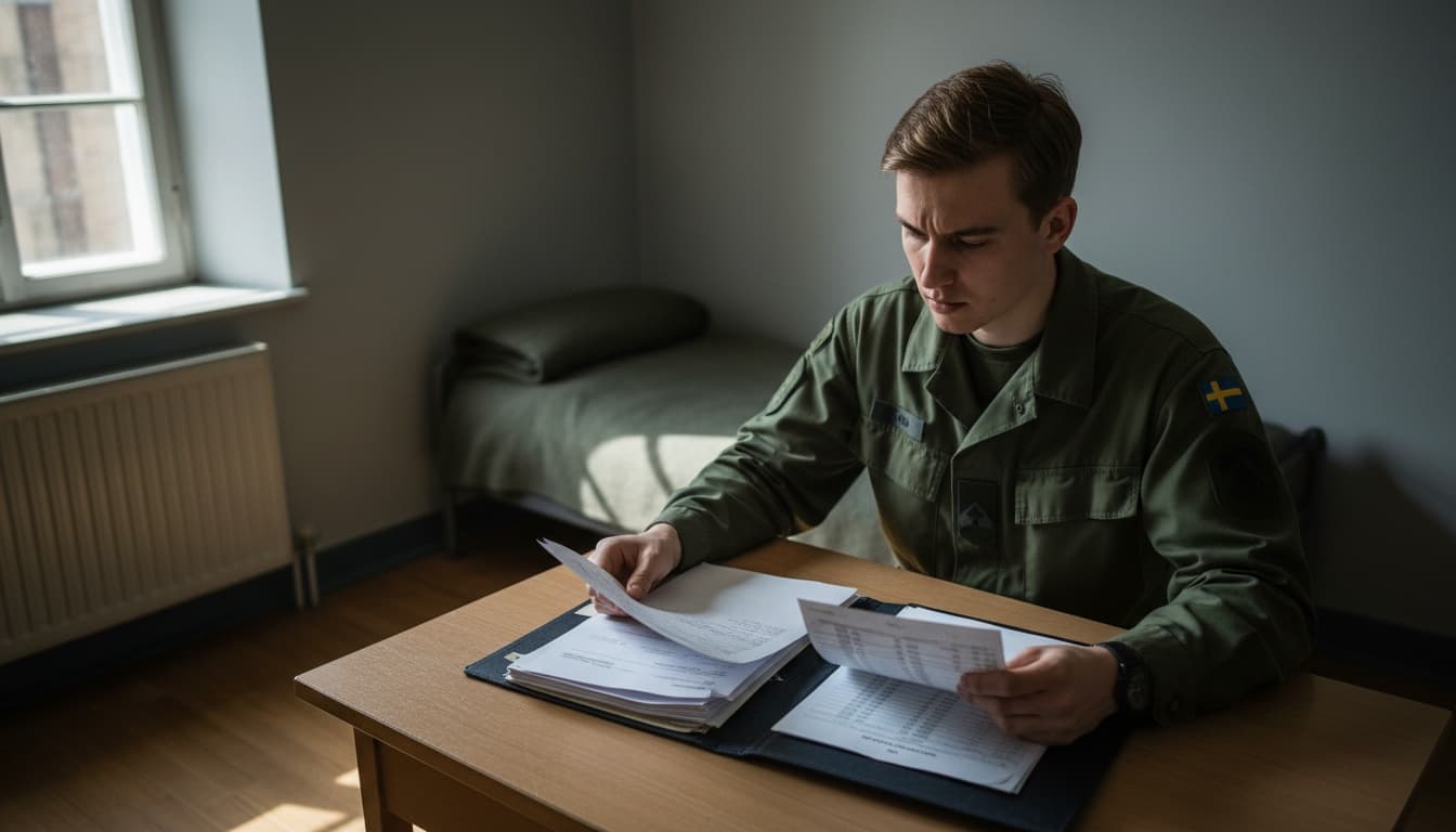 Lumpen lön – vad värnpliktiga tjänar under grundutbildning med värnplikt