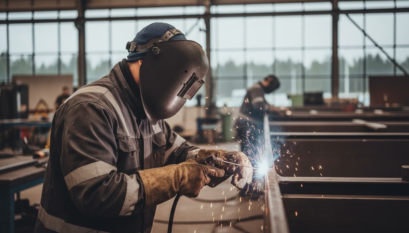 Svetsare lön 2025 – snittlön, branschskillnader och efterfrågan